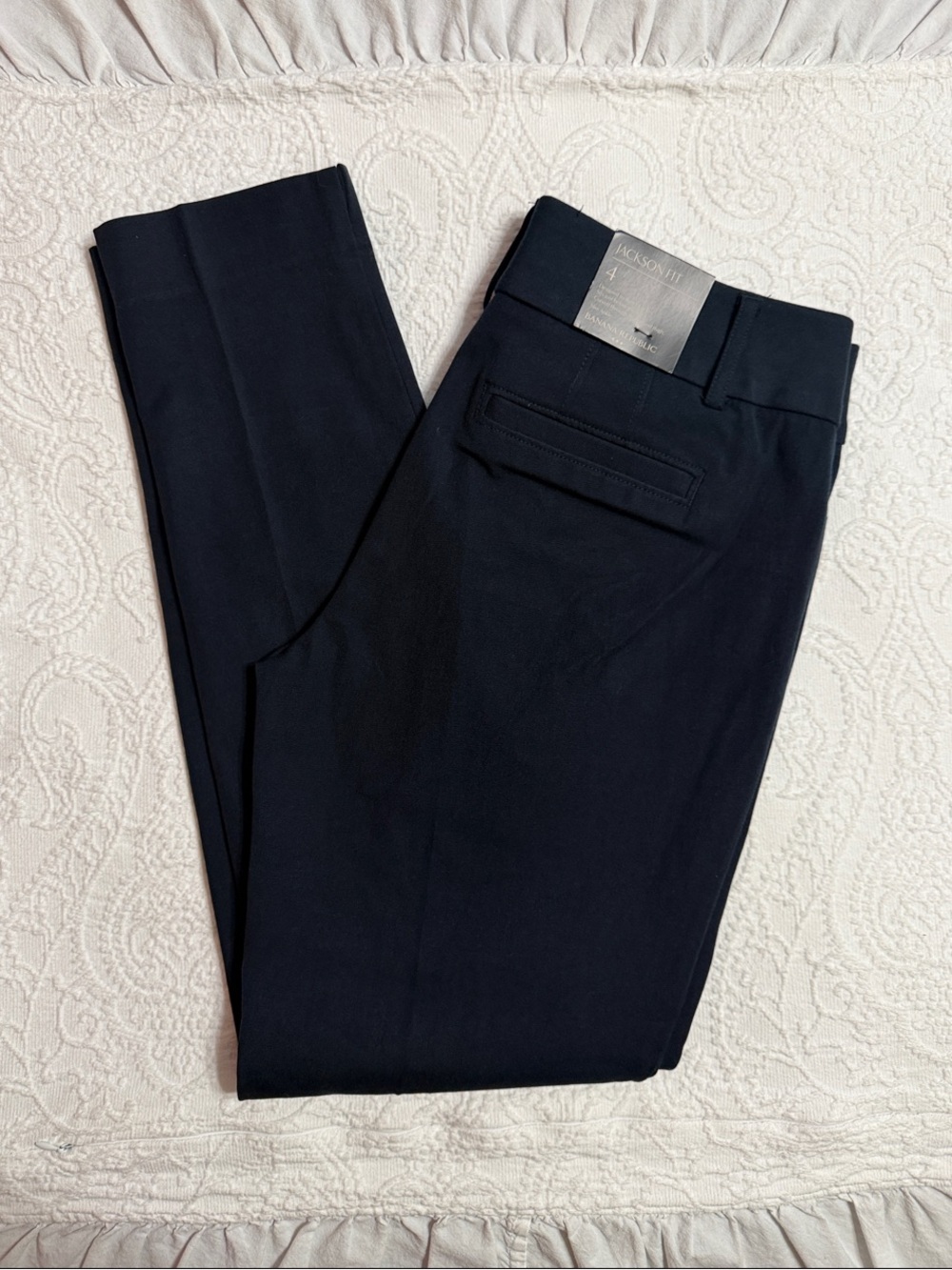 NWT Banana Republic Size 4 Navy Dress Pants - Jackson Fit